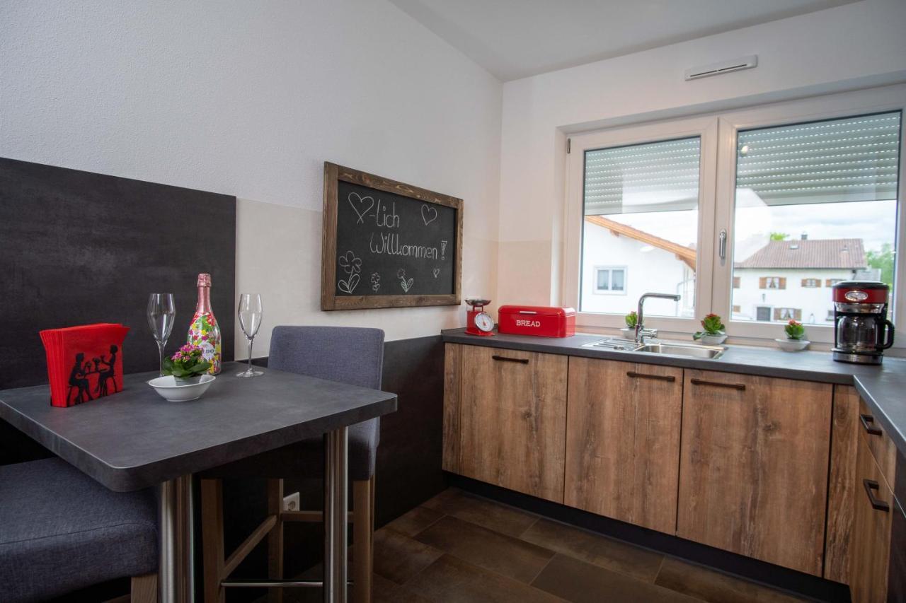 Ferienwohnung Fuhldichwohl Übersee Exteriör bild